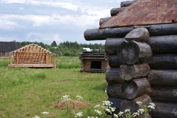 Строительство Славянской деревни
