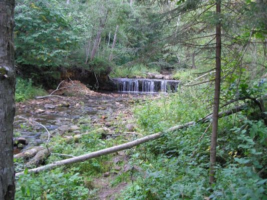 Водопад общий вид
